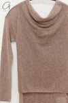 SWAYING 25 Early Spring Water-soluble Wool Fake Two-piece Sweater Series SW-SW25PS1T06-YANMAI Oatmeal SW-SW25PS1T06